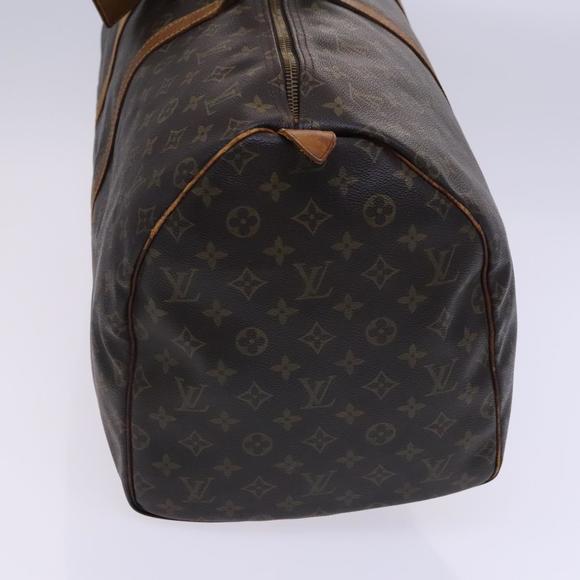 LOUIS VUITTON Monogram Keepall 55 Boston Bag M41424 LV Auth EC242 - Picture 3 of 16